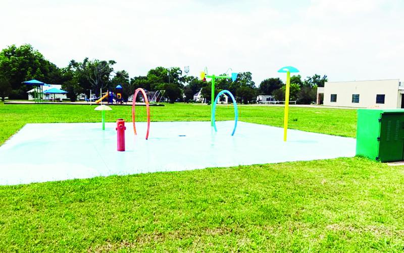 The Jackson Recreational Splash Pad in Thornton officially opens on Monday, May 29 (Memorial Day), and will remain open until Labor Day! Thornton City Secretary Victoria Winstead stated that it may possibly be on and available for use sooner than that, but certainly by Monday.