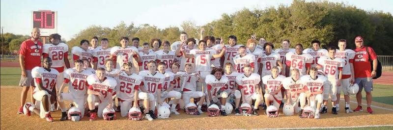 Groesbeck 7th Grade Football undefeated district champs