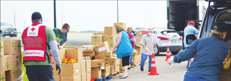 Food distribution successful at Groesbeck ISD