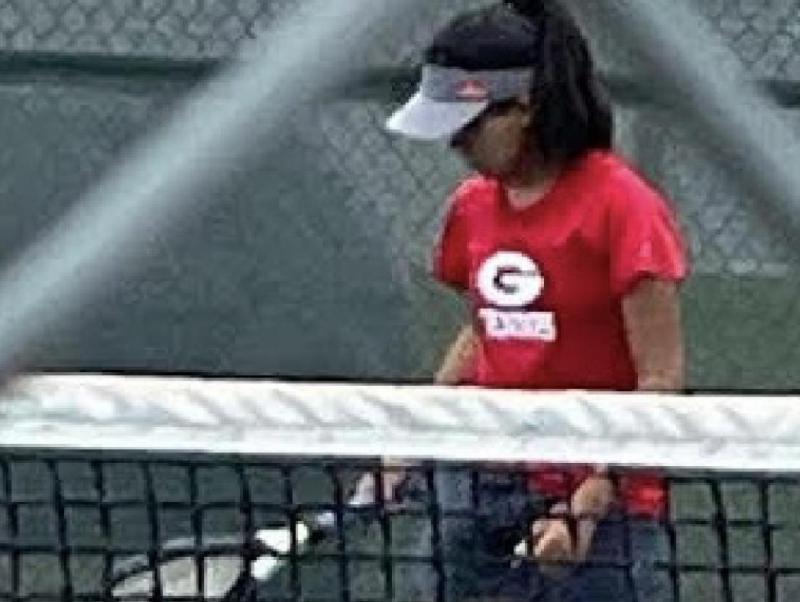 Daniela Scarpati won second place in the Girls Singles. Groesbeck shines at district tennis tournament; Thirteen Goats advancing to regional play