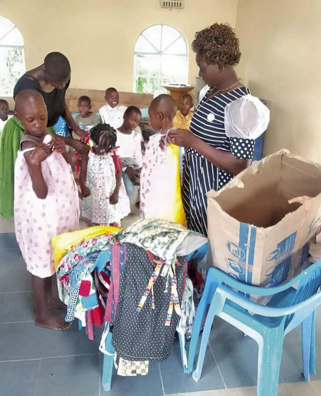 Groesbeck Methodist ‘Sew Thankful’ group give to girls in Kenya