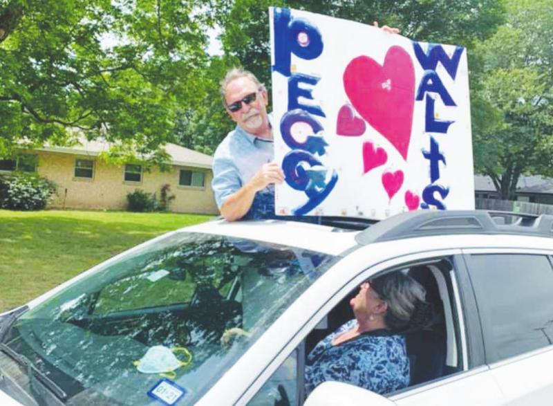 Groesbeck LTC residents enjoy community parade