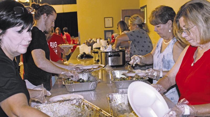 First Baptist welcomes back GISD with lunch
