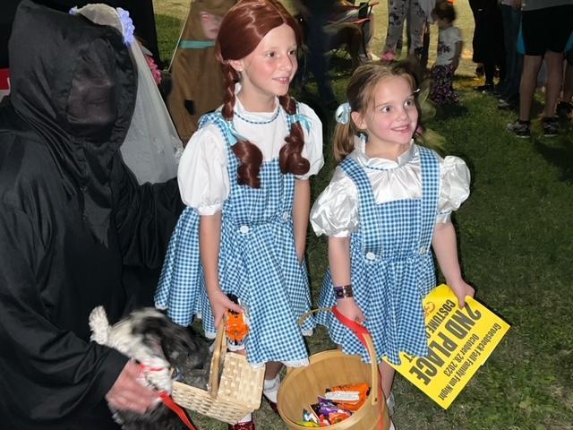First place winner: The Dalmatians - Baylenand Kodi Morton. First place winner: The Dalmatians - Baylenand Kodi Morton.