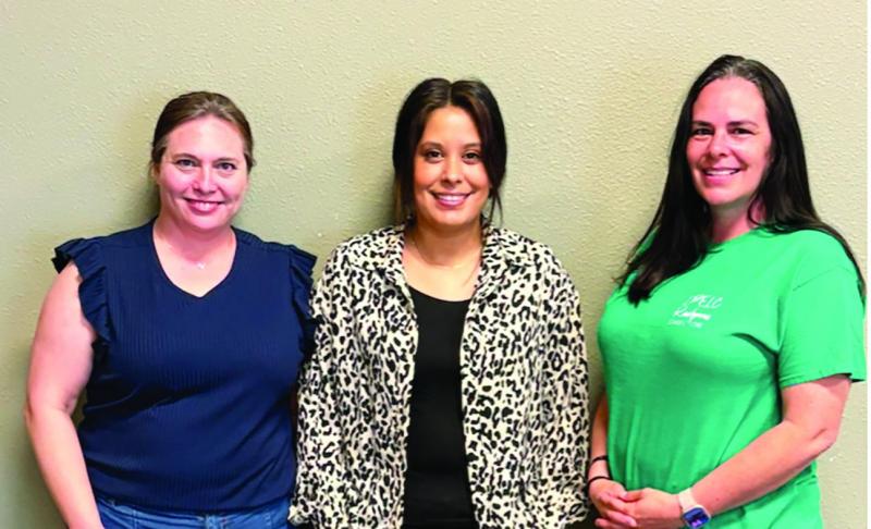 Pictured (l-r) are the new Groesbeck Chamber board directors, Valerie Henson, Gabriela Perez, and RaeLynne Bell. They were voted in on April 1. Perez will also take on the role of Chamber Treasurer. Brandi Getz photo. Article Image Alt Text