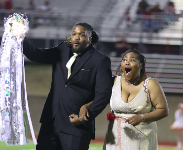 LaDasha Jackson was crowned the 2022 Groesbeck Homecoming Queen at the football game on Friday, Oct. 7.  She was escorted by her uncle Kerry D. Jackson. Angela Crane photo/For the Groesbeck Journal