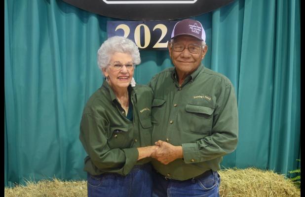 Arnold and Penny Gray  - The 2024 Limestone County Fair and Livestock Show was dedicated toward The Grays. Mitchell Pate photo.
