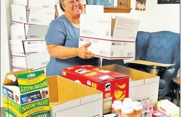 Another successful holiday season in the box  for Kosse Cares, military packages on the way