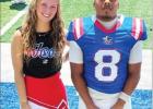 Brittyn Bradley and Nick Sanchez competed in the Fellowship of Christian Athletes Victory Bowl All-Star Football game at Waco ISD on Saturday, May 30. Photo from Groesbeck Athletic Booster Club Facebook