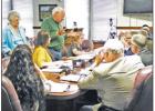PHOTOS BY ALEXANDRACANNON Arnold and Penny Gray addressed Limestone County Commissioners on April 9, 2019 to explain the need for a small storage building at the county fairgrounds. The couple came prepared and offered a donation of nearly $2,000 dollars Article Image Alt Text