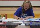 Groesbeck’s Addy Rich, shown signing in December to play softball at Cisco Junior College, will participate in the Fellowship of Christian Athletes Victory Bowl softball game June 11. Groesbeck Journal file photo by Skip Leon Four Lady Goats to particpate in Victory Bowl contest soon