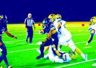 Coolidge’s Devonta Johnson breaks through Abbott defenders during the Yellowjackets district win Friday night. Johnson rushed for over 300 yards in the win, had a kickoff return for a touchdown, and threw for two TDs. Check out the Jackets and the rest Coolidge’s Devonta Johnson breaks through Abbott defenders during the Yellowjackets district win Friday night. Johnson rushed for over 300 yards in the win, had a kickoff return for a touchdown, and threw for two TDs. Check out the Jackets and the rest