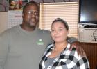 Jutson Jackson and his wife, Danielle, were speakers for the Groesbeck Lions Club last week. They spoke about Little Dribblers basketball program. Groesbeck Journal Photo/Tom Hawkins Lions Club hears report on Little Dribblers