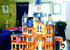 76-year-old Clarence Thomas of Mexia is a man of many talents, but his creative claim to fame takes the shape of historic buildings constructed with popsicle sticks and the help of “ole man Elmer” - Elmer’s Glue. Alexandra Montoya/The Mexia News