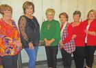 Social Committee hostesses for the evening; Lea Hardison, Peggy Beck, Wanda Bush, Carol Jenkins and Cathy Koenig and assisted by Beth Westhoff. Contributed photo. Study Club holds Christmas gathering
