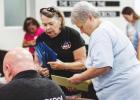 Local children blessed with school supplies before the start of school