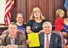 Commissioners recognize dispatchers, Child Welfare Board in April meeting