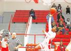 Groesbeck’s Mo Washington goes in for a layup against Mexia in a game at Groesbeck on Tuesday, Dec. 5. The Lady Goats lost their district opener to Mexia, 63-20. Lady Goats lose district opener, finish 3-2 at Leon tourney
