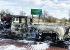 Vehicle fire knocks out power to Courthouse