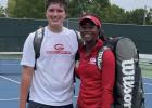 Blane Sadler and Andrea Smith won the gold medals in the Mixed Doubles. Contributed photos. Groesbeck shines at district tennis tournament; Thirteen Goats advancing to regional play