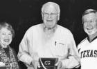 Joan McEntrye presented Tom Hawkins Citizen of the Year at this year’s annual chamber banquet on Thurs., Jan. 24, 2019. (pictured with Ken Givens) Journal photo and article/Alexandra Cannon