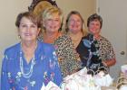 The Groesbeck Study Club Social committee consists of (r-l) Lea Hardison; chair, Wanda Bush, Peggy Beck, and Cathy Koenig. Not pictured is Carol Jenkins. Article Image Alt Text
