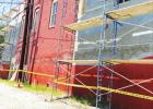 Journal building under renovation, office still open to the public
