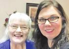 Local artist visits with Study Club