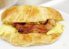 A flaky croissant with bacon and eggs prepared by Darla Wurtz at GISD’s Red Goat Cafe. A flaky croissant with bacon and eggs prepared by Darla Wurtz at GISD’s Red Goat Cafe.