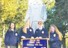 (pictured right) The Groesbeck Greenhand Team at the State Competition, (l-r) Winni Lin, Avery Samford, Ryder Bagley, and Whitney Lehrman Contributed photo by Jenna Jones Determined 8th graders snag sixth-place at state competition