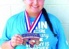 Miley Owen brought home fifth place from the state powerlifting meet this past week. Owen won the Regional Meet earlier this season. Photo from Groesbeck ISD Facebook Page