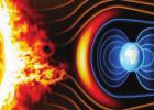 The sun is constantly spewing a stream of particles called the solar wind. Space weather is activity on the sun that can affect Earth and interact with technology. Courtesy of the Space Weather Prediction Center, National Oceanic and Atmospheric Administr Solar Storms Disrupt Communications In County