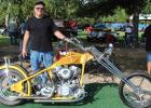 Linn Utsey of Teague has spent the past year and a half doing a custom rebuild of a bike he originally built in Puerto Rico in the late 1970s while serving in the Navy. Linn Utsey of Teague has spent the past year and a half doing a custom rebuild of a bike he originally built in Puerto Rico in the late 1970s while serving in the Navy.