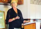 LEFT: Teresa Walsmith, a licensed insurance broker/ community liaison with Tepe Group, an insurance agency was the speaker for the Groesbeck Lions Club last week. Contributed photo. Groesbeck Lions Club hears program by licensed insurance broker last week