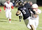 Alejandro Rivera takes the ball down the field for Coolidge, part of the offense’s 57-point explosion Friday night. Article Image Alt Text