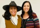 Corresponding Secretary, Teresa Stafford Penny, is a direct descendant of Charles Goodnight’s brother, Elijah Goodnight. She is pictured with guest speaker Deborah Moran Jonathan Hardin Chapter Ends its Final Meeting of the 2020-2021 Term with a Special Visit from Molly Goodnight
