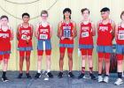 The Groesbeck Junior High boys’ cross country team won their district meet. Team members are (from left) Chase Meador, Trey Gomez, Daniel Stroeder, Nico DeLira, Julian Wells, Braden Ramirez, Blake Collier, Christian Torres, River Champion, Brayden Urban Article Image Alt Text