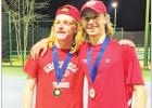 Groesbeck Tennis Grabs two doubles championships