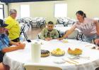 THORNTON HOMECOMING PIE CONTEST JUDGES AT WORK
