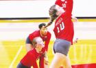 Lady Goats regain confidence in four-set victory