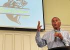Legendary fisherman Hank Parker draws crowd of 200+ men to FBC Groesbeck