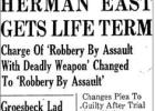 The 1944 Trial and Sentencing of Herman East