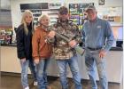 Billy Garrett took first place, earning the top prize, a firearm, with chamber members GinGee Wilson, Carla Robison and Chamber President Johnnie Wilson present for the presentation. Courtesy Photos Billy Garrett took first place, earning the top prize, a firearm, with chamber members GinGee Wilson, Carla Robison and Chamber President Johnnie Wilson present for the presentation. Courtesy Photos
