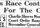 The Tumultuous 1944 Sheriff’s Race in Limestone County