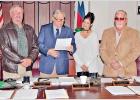 Photos by Roxanne Thompson/ Groesbeck Journal Limestone County commissioners court declares Dec. 4, 2018, to be Tree of Angels Day in the county. Shown here, from left, are Pct. 4 Commissioner Bobby Forrest, County Judge Richard Duncan, new Victims Coordi Article Image Alt Text