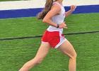 Menzel hitting a stride at a recent meet. Menzel headed to Regionals
