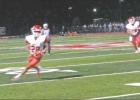 Photo By: Jesse F. Rodriguez Jr. (Capture This! Sport Photography) Goats backup wide receiver #20 Beau Pagel ending the night with one catch for 22 total yards. Article Image Alt Text