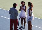 Danielle Rogers and Daniela Scarpoti have some game talk with Coach Gibson on Tuesday, Oct. 3, during the tennis matches against Franklin. Jennifer Boyd photos/For the Groesbeck Journal Goat Sports Round-Up