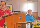 Groesbeck Lions Club heard from Liz McDaniel, a CASA or Court Appointed Special Advocate for children who are in foster care on Wed. April 20 during their regular weekly meeting at Mi Rancho Mexican Restaurant. Tom Hawkins photo/Groesbeck Journal Groesbeck Lions Club Learns About CASA