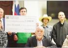 4-H updates Commissioners, make donation